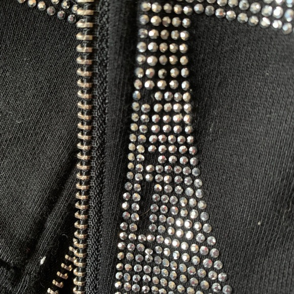 CROSS ANGEL RHINESTONE ZIP UP HOODIE SIZE S MENS - Picture 5 of 5